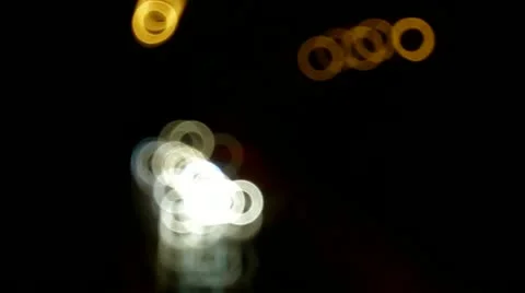 Night, traffic, road Stock Footage 12570566