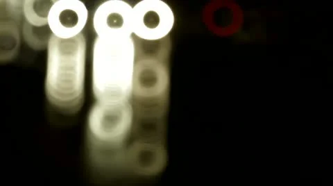 Night, traffic, road Stock Footage 12570576