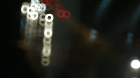 Night, traffic, road Stock Footage 12570578
