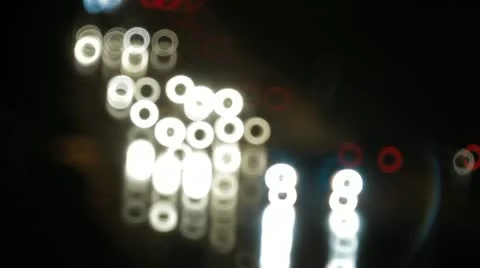 Night, traffic, road Stock Footage 12570582