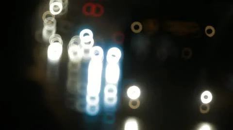 Night, traffic, road Stock Footage 12570584