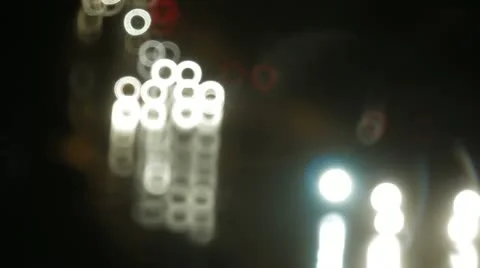 Night, traffic, road Stock Footage 12570588