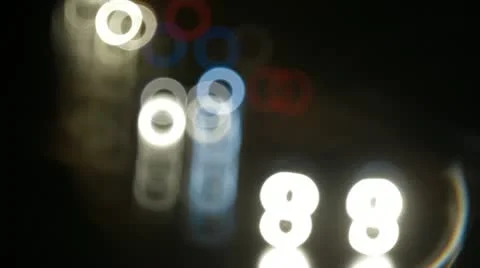 Night, traffic, road Stock Footage 12570606