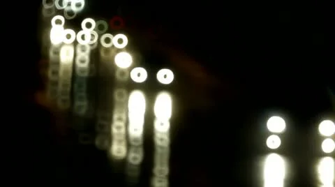 Night, traffic, road Stock Footage 12570610