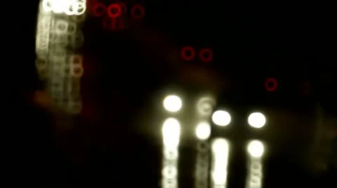 Night traffic on the road Stock Footage 12570625