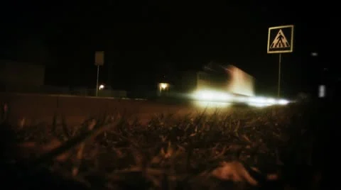 Night traffic time lapse Video stock 10751719