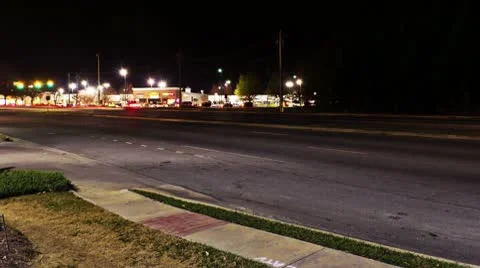 Night Traffic Timelapse Stock Footage 8995429