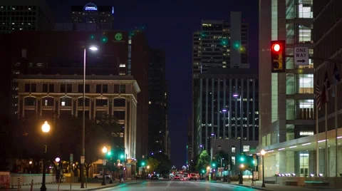Night Traffic Timelapse Video stock 45531293