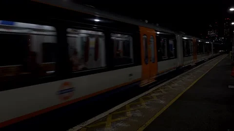 Night train. Stock Footage 165983827