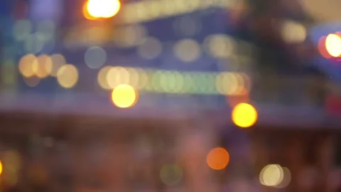 Night transport moving liight Video stock 85734844