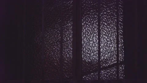 Night tree shadow window night 2 Stock Footage 156666258