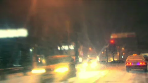Night trip Stock Footage 753781