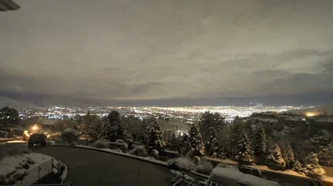 Night Under Rolling Storm Clouds Stock Footage 2974259