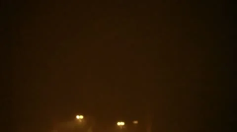 Night under the snow Stock Footage 10738514