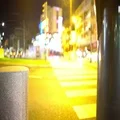 Night urban life, cars driving in the street, illuminated city background 4k or 4k+ Resolution