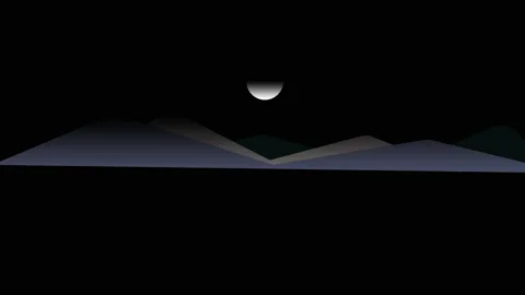 Night view animation in 4k. Stock Footage 201025916