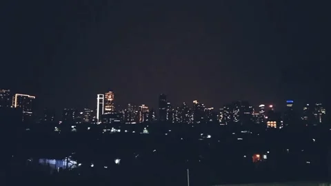 Night view of the city 動画素材 225258243