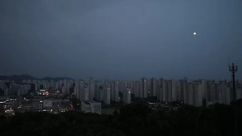  night view of the city Video stock 310079827