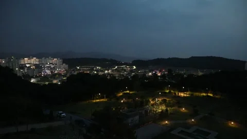  night view of the city Video stock 310079836