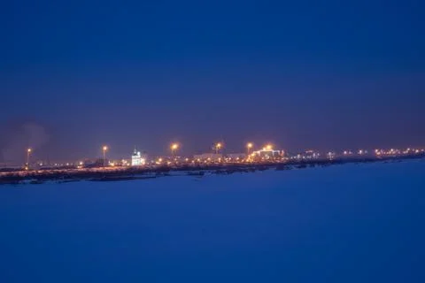 Night view of the city Stock Photos