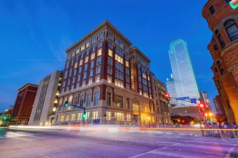 Night view of the cityscape Stock Photos