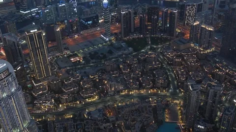 Night view on Dubai Stock-Footage 248391097