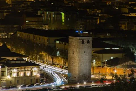 Night view of Florence Stock Photos