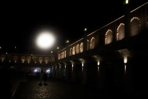 Night View The Harmindar Sahib, also known as Golden Temple Amritsar Foto stock