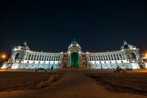 Night view of Kazan 库存影片 98674697