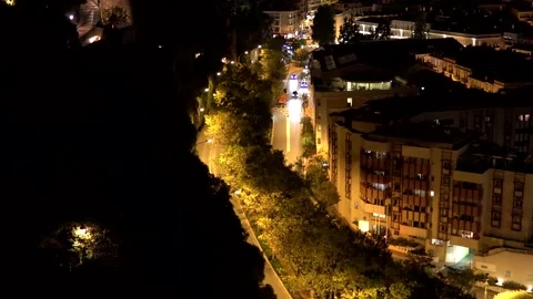 Night view of Monaco Stock Footage 228697593