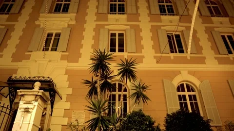 Night view of Monaco Stock Footage 228697854