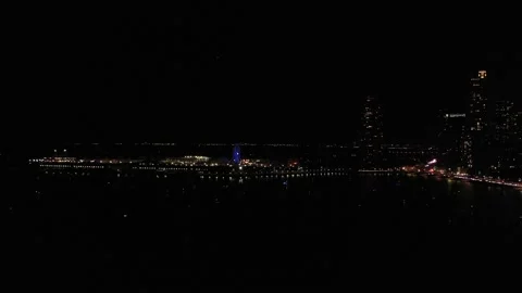 Night View of NAVY PIER: ONE OF CHICAGO'S TOP ATTRACTIONS Vídeos de archivo 202228329