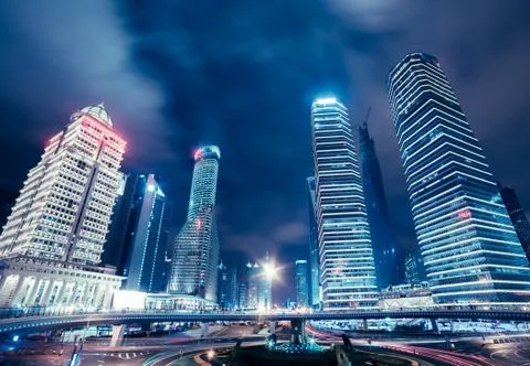 The night view Foto stock