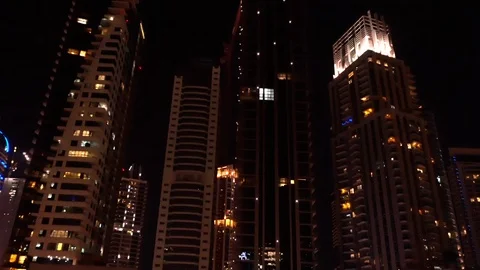 Night View Tower Kayan Stock Footage 101484799