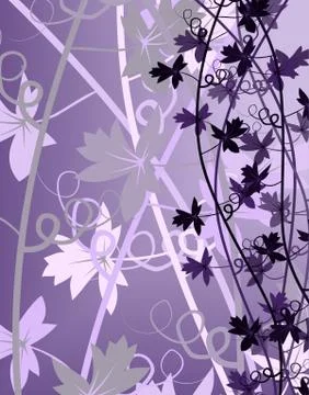 Night vines Stock Illustration
