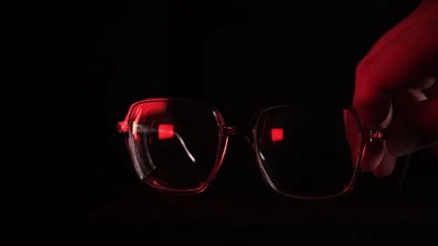 Night Vision Glasses Video stock 295156979