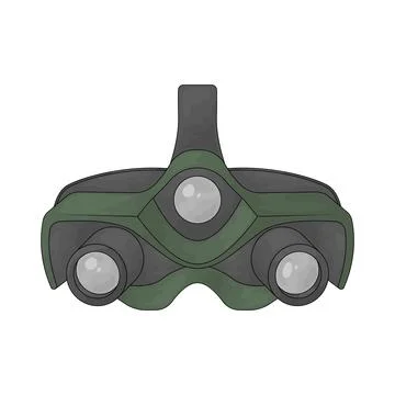 Night vision goggles illustration イラスト素材