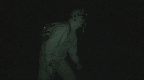 Night vision gun  Video stock 459405