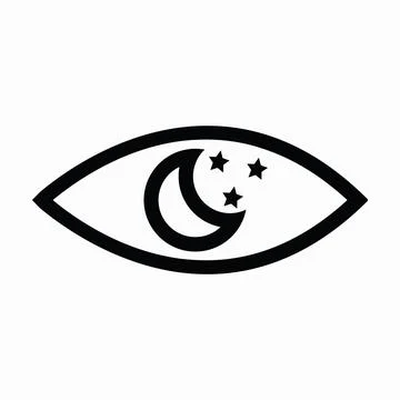 Night vision icon Stock Illustration