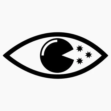 Night vision icon Stock Illustration