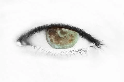 Night vision (mars) Stock Illustration