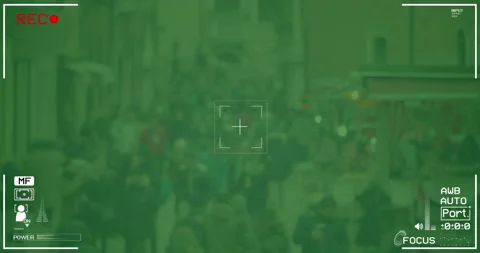 Night Vision Security Camera 4K stock video 動画素材 181025072