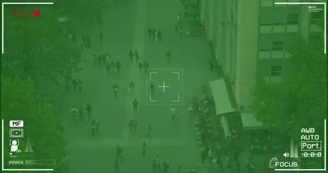 Night Vision Security Camera 4K stock video Stock Footage 181030798