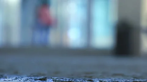 Night Walk In The City 5 Video stock 28697258