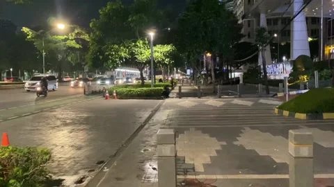 Night Walking #10 Stock Footage 236517516