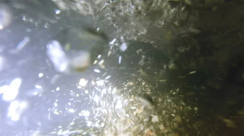 Night Waves Underwater Stock-Footage 55064310