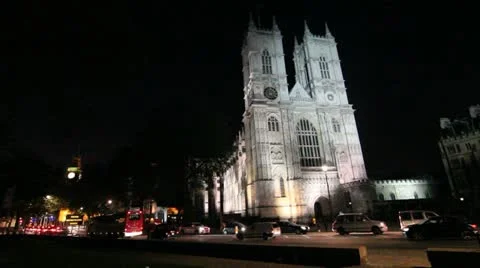 Night Westminster Big Ben Stock Footage 11127712