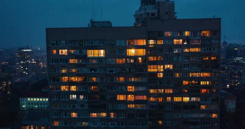 Night window timelapse. architecture of the night city, urbanistic view 스톡 동영상 151590231