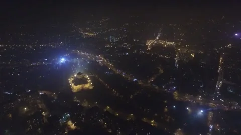 Night Yerevan by drone 9 Видео 335839646