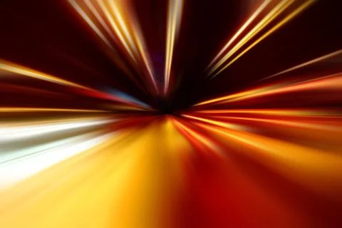 Night zoom acceleration motion Stock Illustration